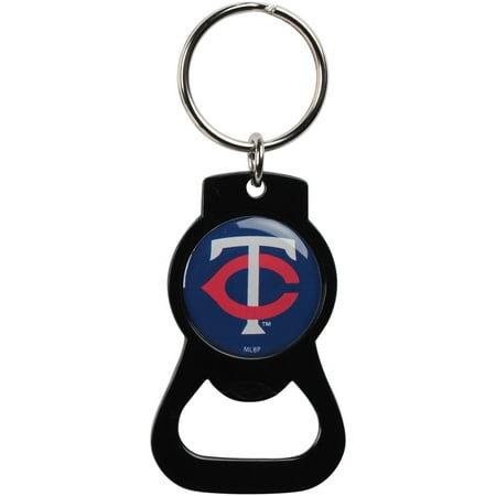 Minnesota Twins Bottle Opener Keychain - Black - No