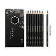 thumbnail image 5 of 10Pcs Charcoal Pencils Set For Sketching Drawing Artists Art Supplies Wood Sketch Pencil for Students Beginner, 5 of 8