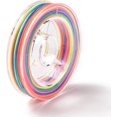 thumbnail image 2 of 10 Roll 0.8mm 8 Yards Nylon Satin Cord Rattail Trim Thread for Chinese Knotting Kumihimo Beading Macramé Jewelry Making Sewing Mixed Color, 2 of 3