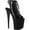 Black Patent/Black, variant on Women's Pleaser Flamingo 800 20 Open Toe Bootie