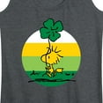 thumbnail image 3 of Peanuts - Woodstock Shamrock - Women's Racerback Tank Top, 3 of 6