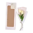 thumbnail image 4 of Ramo de tulipanes artificiales perfecl decoración floral crema, 4 of 8