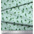 thumbnail image 3 of Soimoi Tissu Crêpe Polyester Imprimé Feuilles par Yard 42 Pouces de Large, 3 of 3