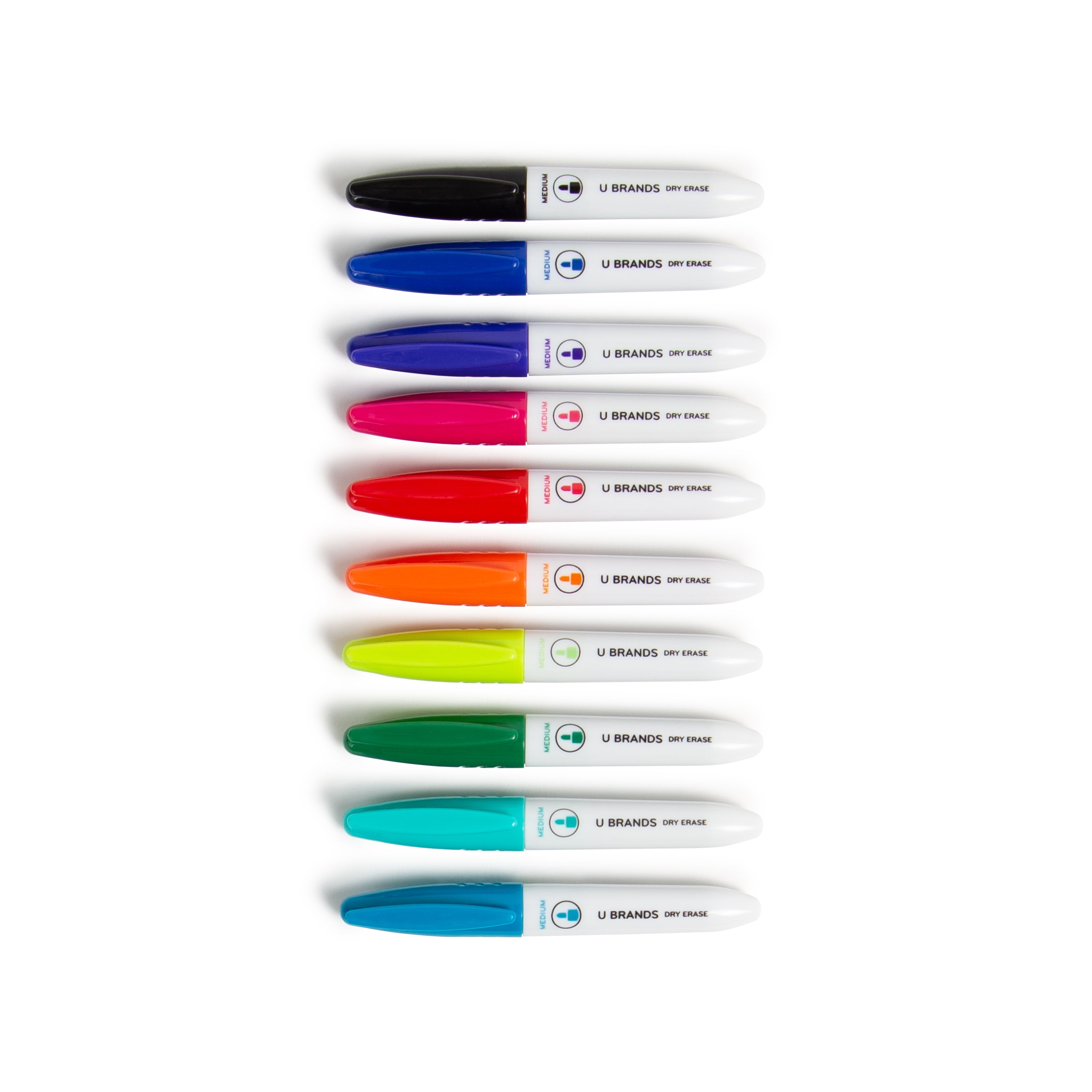 U Brands Soft Dye Pastel Dry Erase Markers - Medium Tip - Assorted