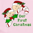 thumbnail image 2 of CafePress - Twins First Christmas Candy Cane Infant Bodysuit - Baby Light Bodysuit, Size Newborn - 24 Months, 2 of 4