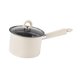 thumbnail image 1 of Olla para freír profunda con colador, olla grande para cocinas de fuego abierto y freidora con tapa Blanco, 1 of 9
