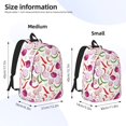 thumbnail image 2 of Travel Laptop Backpack - Onion garlic bell pepper Lightweight Canvas Backpack, Wear Resistant Computer Backpack Bag Fit {sizeName} Laptop for Men Women with Adjustable Padded Shoulder Straps, 2 of 6