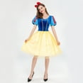thumbnail image 5 of Women's Snow White Costumes Halloween Princess Costume Dress Up with Headband, 5 of 6