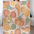 thumbnail image 1 of Manta para sofá de 50 x 60 pulgadas, diseño de calabaza otoñal, suave y acogedora manta de franela polar personalizada, manta ligera y cálida para Acción de Gracias, mantas y mantas difusas para, 1 of 7