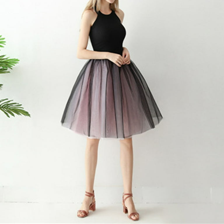 Puffy top skater skirt
