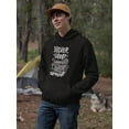 thumbnail image 2 of Never Stop Exploring. Hoodie Men -Image by Shutterstock, Male x-Large, 2 of 4