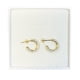 thumbnail image 3 of Par de aretes en Chapa de oro Bluelander dorados CBHH-0154, 3 of 3
