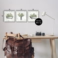 thumbnail image 4 of Stupell Industries Grey Bathroom Florals Bath & Laundry Painting Gray Framed Art Print Wall Art, 12 x 12, Set of 3, 4 of 9