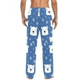 thumbnail image 4 of FORMRS Mens Pajama Pants with Pockets Sleepwear Lounge Bottoms Sizes S-2XL, White Polar Bear, 4 of 7