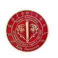 thumbnail image 2 of 40th Ruby Wedding Anniversary Sundial Gift 10" diameter, 2 of 2