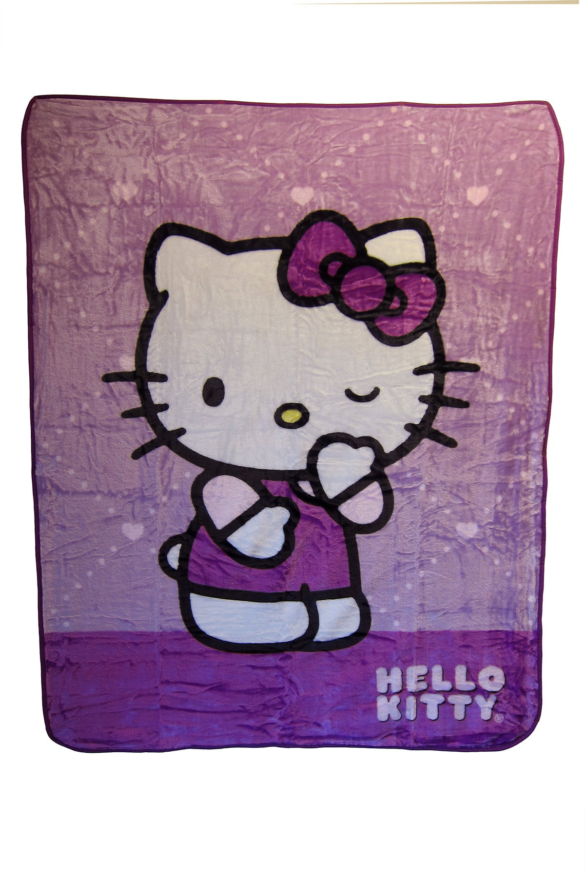 Hello Kitty Royal Plush Raschel Childrens Throw Choose Design 