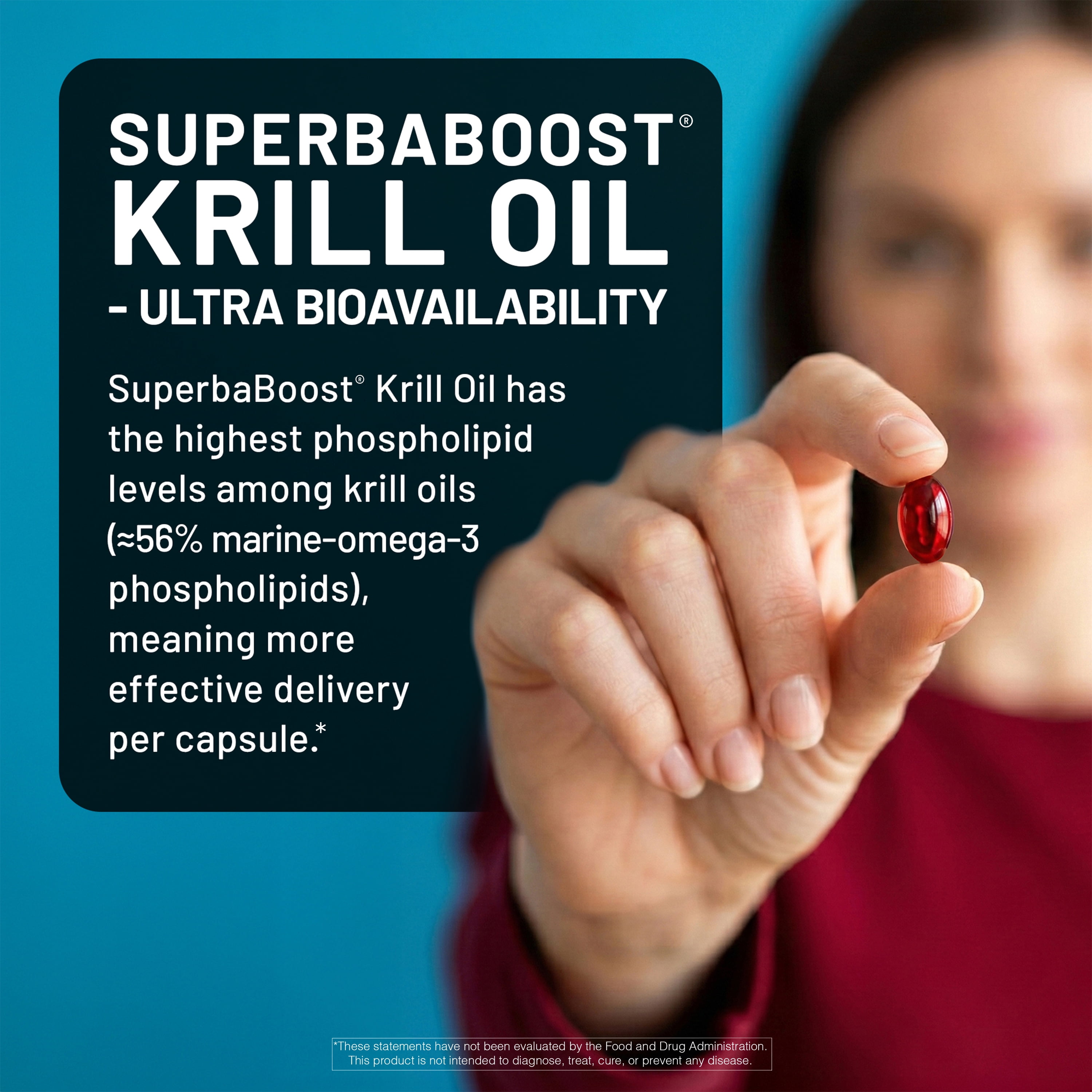 NatureWise Krill Oil 1,000 mg + Vitamin D3 6,000 IU - SUPERBAboost Concentrated Antarctic Krill Oil - Omega-3 EPA & DHA, Phospholipids & Astaxanthin - Non-GMO - 60 Softgels[30 Day Supply]