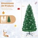 thumbnail image 4 of Árbol de Navidad Artificial Costway 180cm Con luces de estrella Blancas Cálidas, 4 of 9