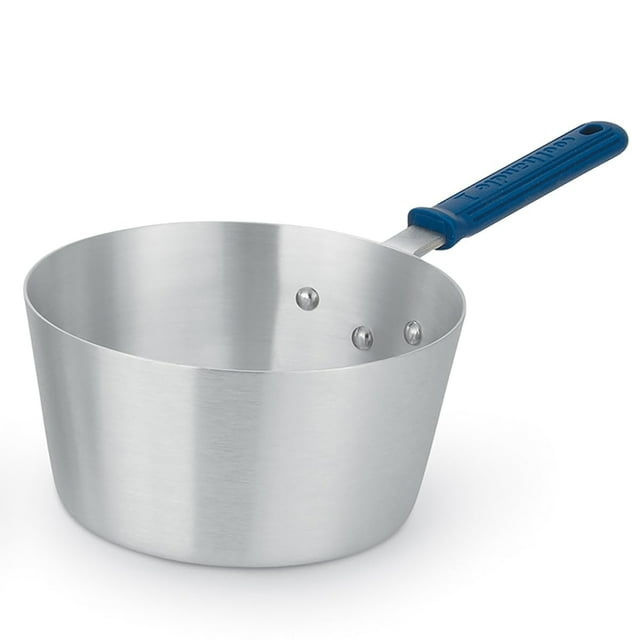 Aluminio Cónico Resistente Al Desgaste, 2,75 Cuartos. Cacerola Con Mango Frío