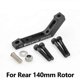 thumbnail image 4 of Flat-Mount to Post-Mount Caliper Adapter Rotor Road 140 Rear, 4 of 5