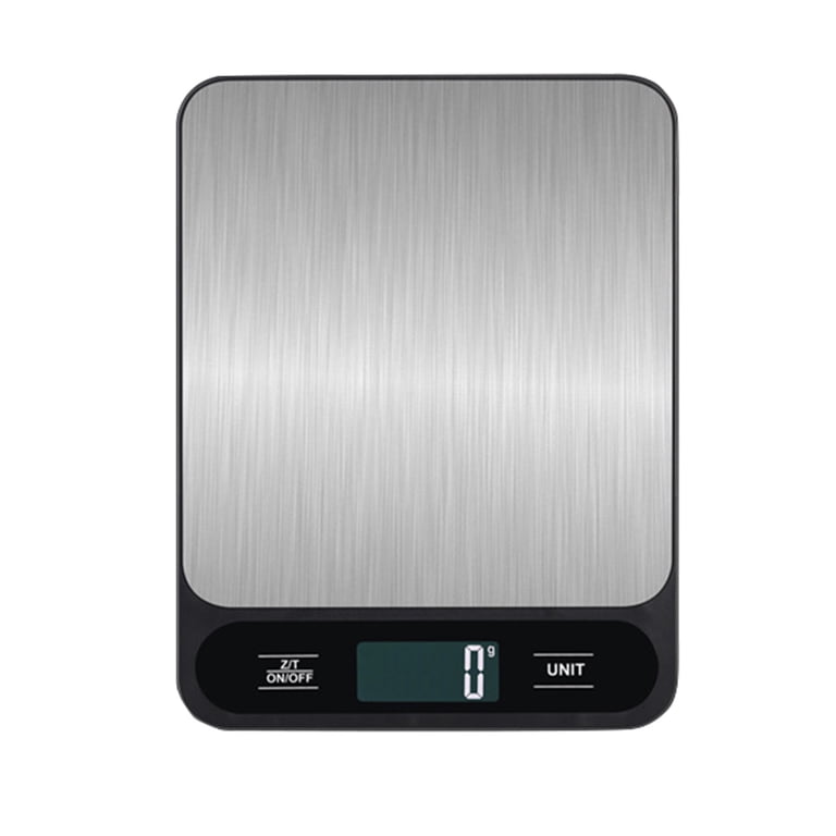 5kg Digital Kitchen Scale – Stainless Steel, LCD Display, Modern Electronic Food Scale