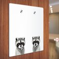 thumbnail image 3 of WIRESTER 2-Gang No Device Wall Plate Cover, Nursery Baby Raccoon Kits, 3 of 6
