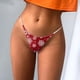 thumbnail image 1 of WILLBEST Calzon Menstrual Para Niña G String Tangas Para Las Mujeres Bragas De Algodón Stretch T Volver Tangas Low Rise Hipster Ropa Interior Sexy, 1 of 4