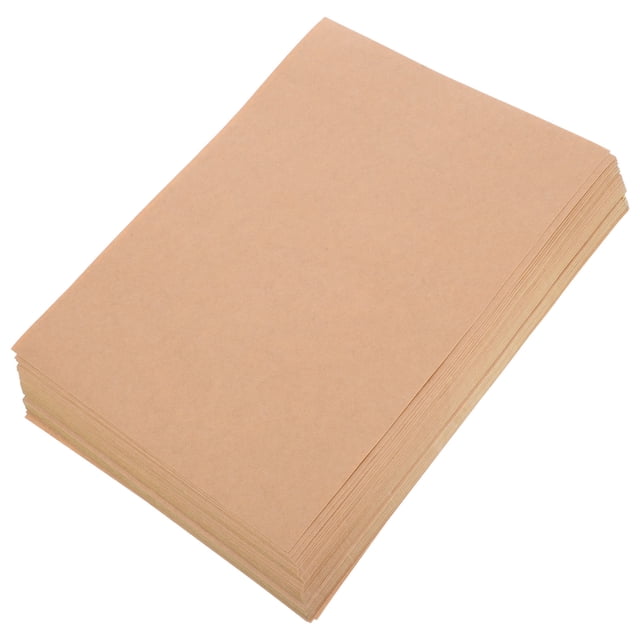 DEEPCRAFF Printer Kraft Paper Stickers in Brown with Selfadhesive Backing for Home and Office Use