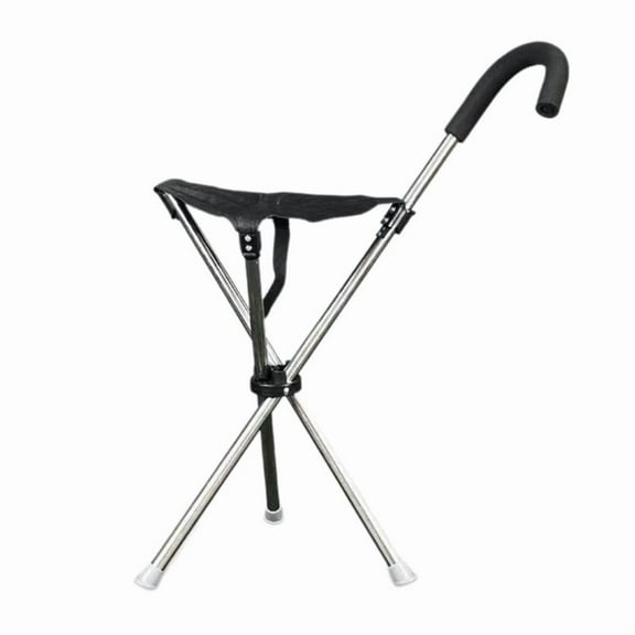 Light weight Portables Walking Stick Seats Waterproofed Regulable Tripods Cane for Camping Travel