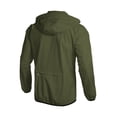 thumbnail image 4 of COOFANDY Men Rain Jacket with Hood Waterproof Packable Lightweight Thin Windbreaker Jackets, 4 of 7