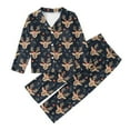 thumbnail image 1 of Haut et Pantalon à Manches Longues pour Homme Assortis Ensemble Pyjama Familial 2 Pièces, 1 of 3