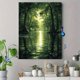 thumbnail image 4 of Qisvanset Framed Canvas Wall Art 12x16 Inch Mossy Swamp Tree Gothic Mystical Nature Wall Decor, 4 of 5