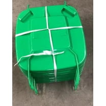 LOLIPPYY Commercial Trash Can Lid Replacement - Plastic Outdoor Garbage Bin Lid 30L Trash Can Cover for Waste Bin Containers Dustbin Light Grey