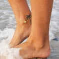 thumbnail image 5 of Turandoss 14K Gold Plated Initial Ankle Bracelets for Women - Layered Heart Letter A-Z Dainty Anklets for Women Waterproof, Anklets Jewelry Personalized Birthday Gifts for Women Teen Girls, 5 of 8