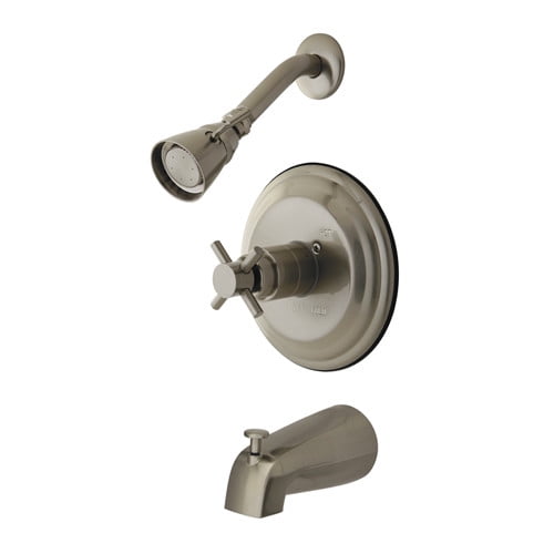 Kingston Brass Concord Diverter Tub and Shower Faucet with Valve and