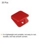 thumbnail image 3 of Uxcell Clips de Papel y Bolsa, 20 Paquete de Selladores de Bolsa Cuadrados, Clips de Bolsa de Snacks, Rojo, 3 of 5