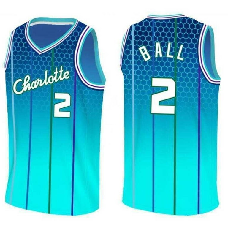 NBA_ Men Basketball LaMelo Ball Jersey 2 Gordon Hayward 20 Terry Rozier III  3 Team Green Blue Purple White Color Embroidery And''nba''jerseys 