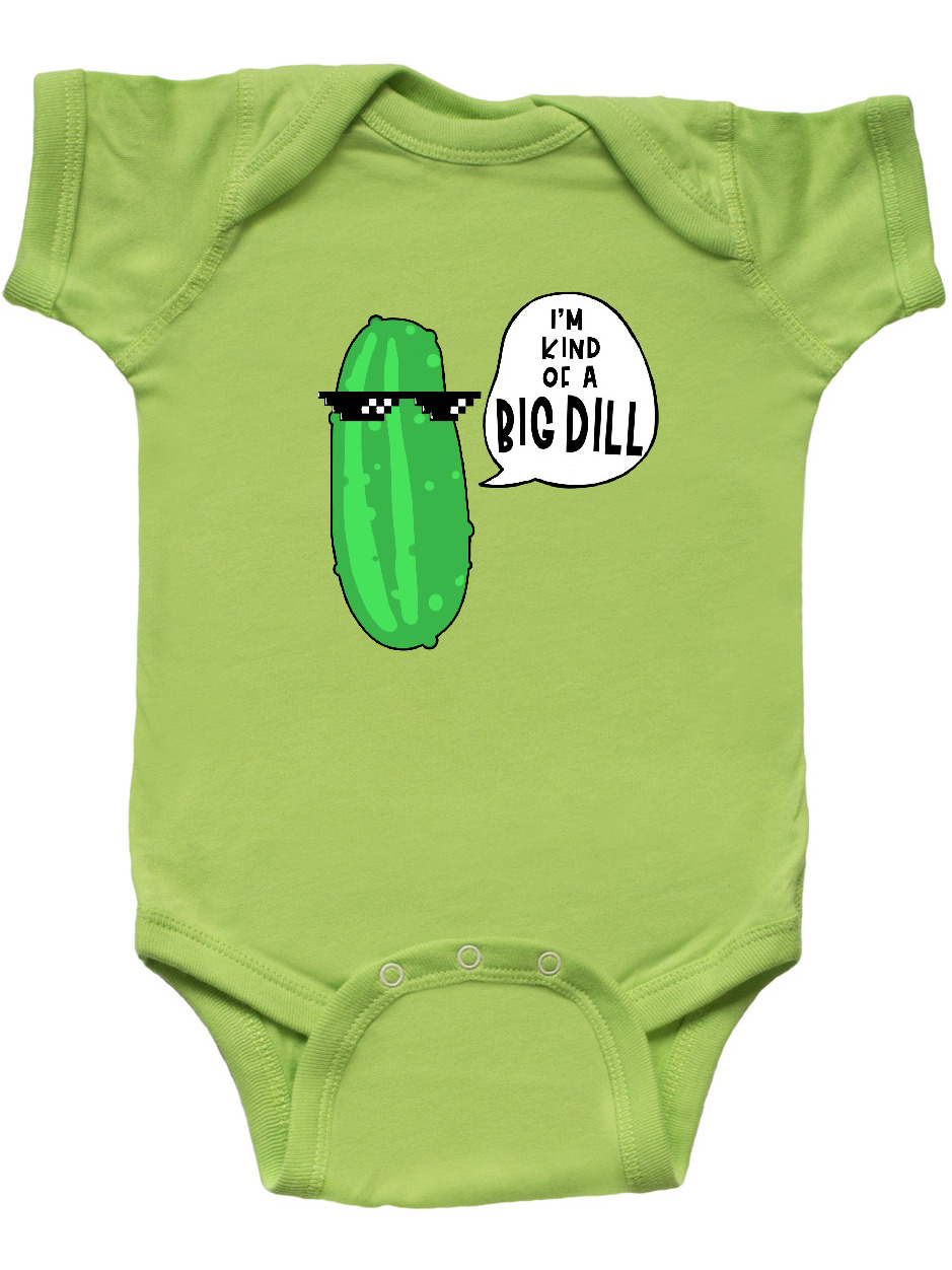 I'm Kind of a Big Dill Pickle with Sunglasses Infant Creeper Walmart