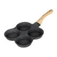 thumbnail image 1 of Sartén De Huevo,Mini sartén para tortitas de huevo Sartén para tortillas de 4 agujeros,Tortilla Hamburgo Huevo Olla Sartén Antiadherente,Desayuno Maker Utensilios de Cocina Gas Eléctrico, 1 of 9