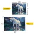 thumbnail image 5 of WOBOGO White Unicorn Puzzle Challenge 1000 Piece Jigsaw Suitable for Game Night Finished Size 29.5 x 19.7in, 5 of 9
