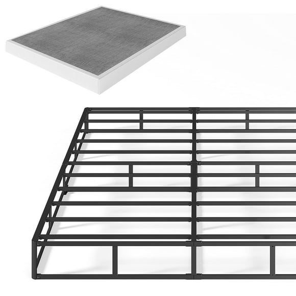 QFTIME 9" Metal Full Box Spring, Mattress Foundation, Heavy-Duty, Easy Assembly