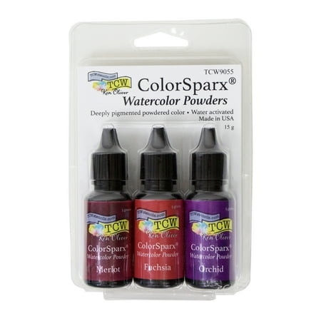 UPC: 0842254090556 | Ken Oliver Color Burst Watercolor Powder Set  3-Colors  Unicorn Magic