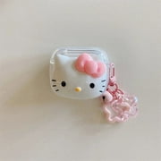 Hello Kitty Earphone Case Accessories for AirPods 1/2/3 Pro/2 Apple Bluetooth Earphone Charging Case Silicone PC Case
