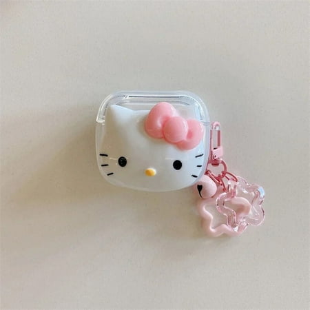 Sanrio Hello Kitty Earphone Case Accessories for AirPods 1/2/3 Pro/2 Apple Bluetooth Earphone Charging Case Silicone PC Case