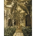 thumbnail image 2 of Parks, David 20x24 Gold Ornate Wood Framed with Double Matting Museum Art Print Titled - The Loggia, 2 of 4
