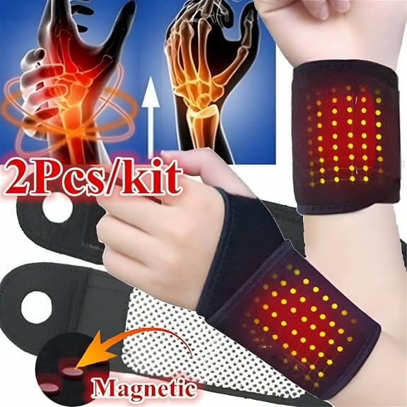 XIRQI Wrist Brace for Carpal Tunnel,Magnetic Therapy Self-Heating Wrist Support Braces with Heated Compression,Hand Support for Arthritis,Tendonitis,Sprain,Injuries,Wrist Pain