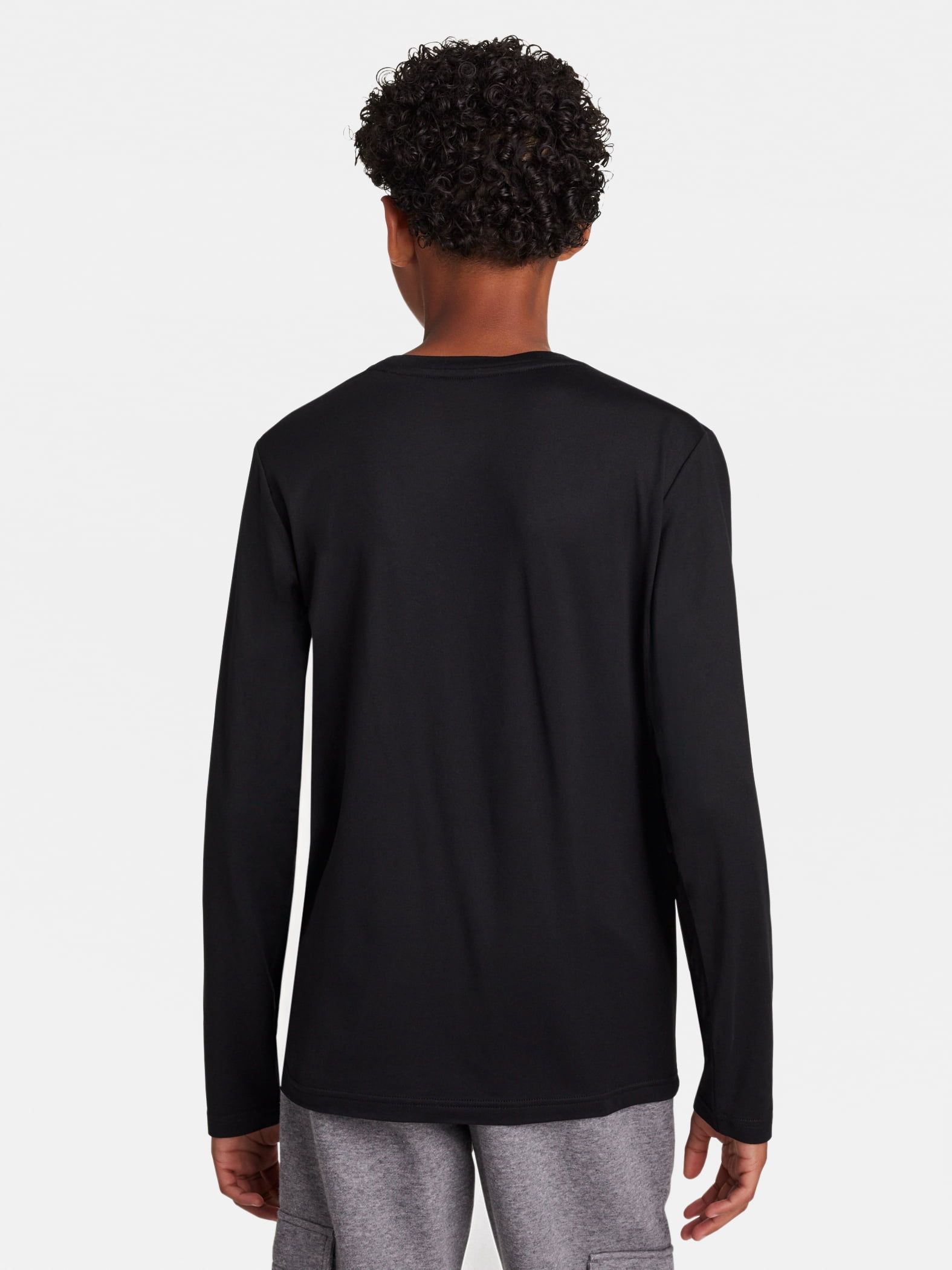 Reebok Boy's Legacy Performance Long Sleeve Core T-Shirt, Sizes 4-18