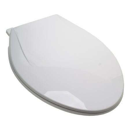 Plumbing Technologies LLC 2C5E4-00 White Plastic Slow Close Elongated Residential Toilet Seat