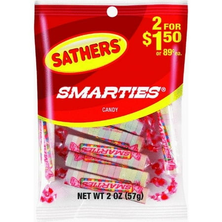 UPC 075602101400 product image for Bagged Candy - Pack of 12 1.25Oz Smarties | upcitemdb.com
