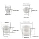 thumbnail image 4 of Ventosas de Vidrio de Silicona, Copa Anticelulítica, Juego de Ventosas de Silicona Vasos de Ventosa Taza de Vacío Cuerpo/Rostro Tazas de Terapia de Vacío Anticelulíticas Home Spa Heal, 4 of 5